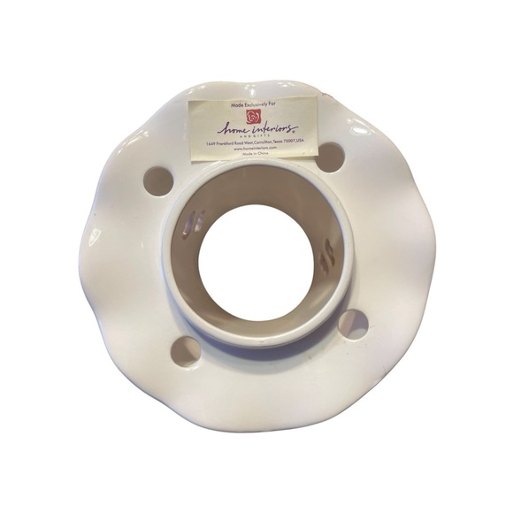 Home Interiors Lavender Fields & Butterflies Candle Shade Topper - Picture 5 of 7